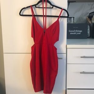 Red dress